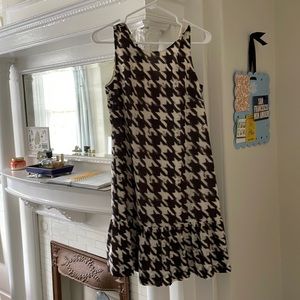 J Crew houndstooth dress
